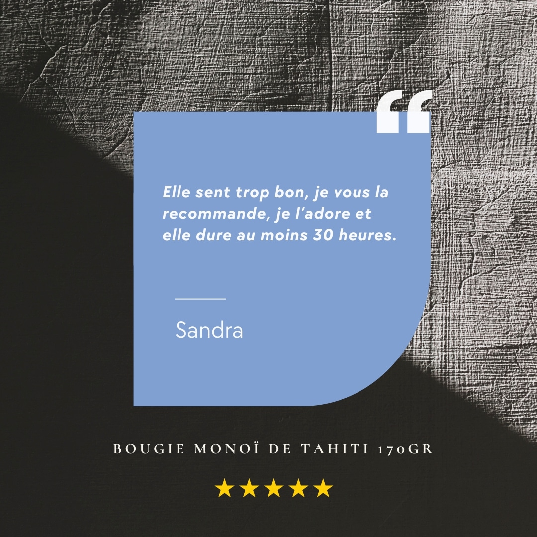 Avis client Sandra