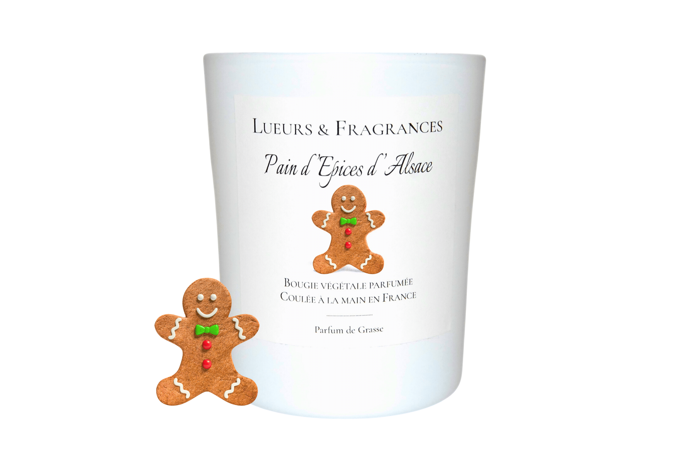 Bougie parfumée pain d'épices d'Alsace - Édition limitée Noël