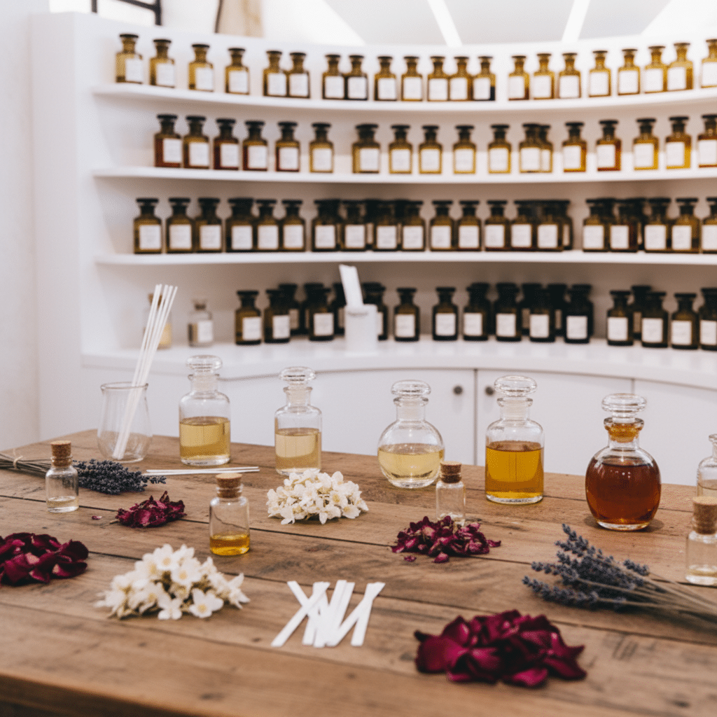 Atelier de parfumeur à Grasse