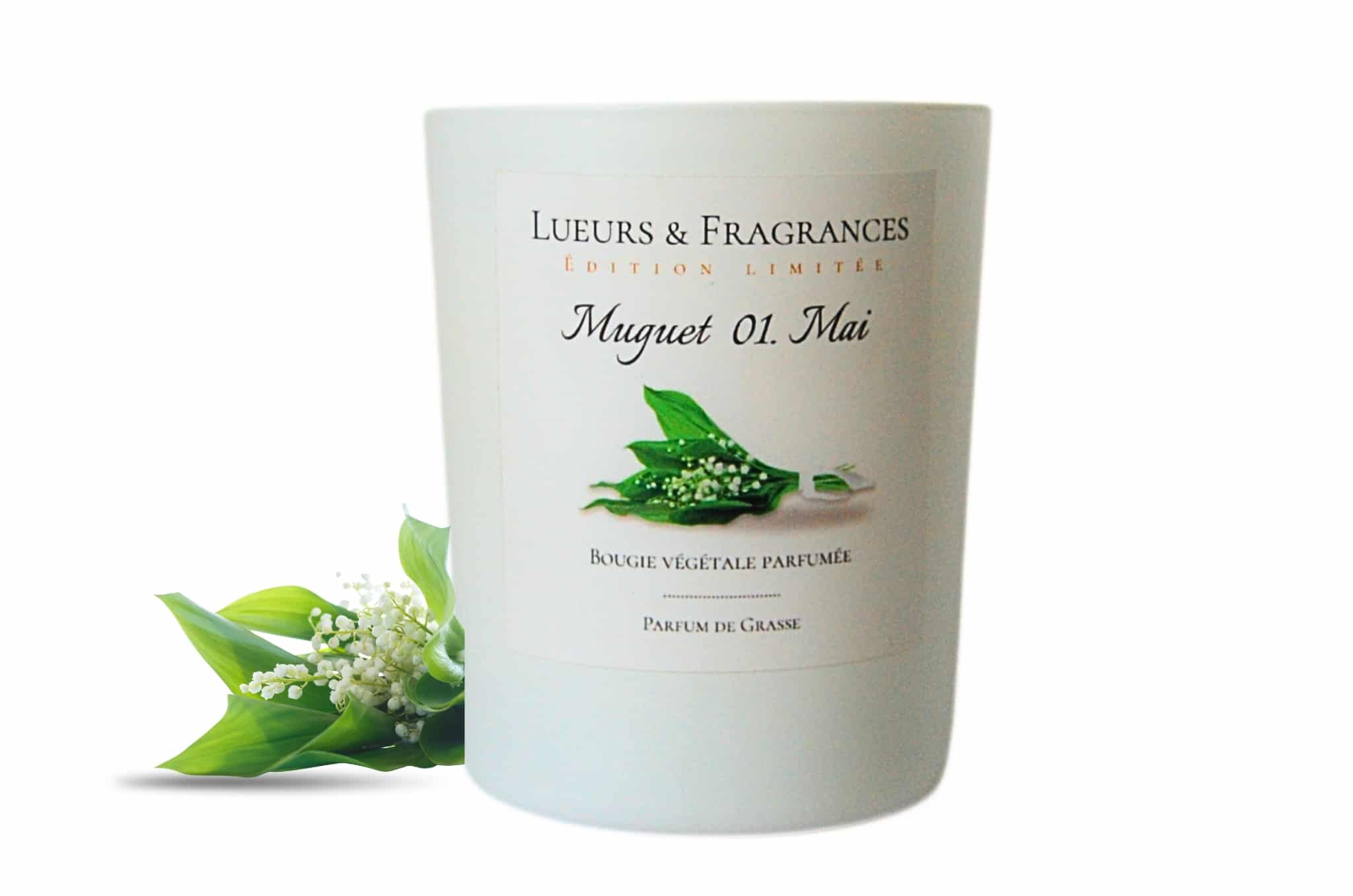 Bougie parfumée muguet 01. Mai - Édition limitée