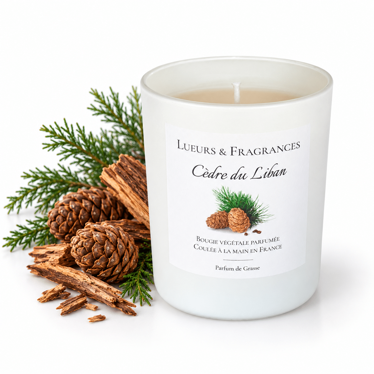 Bougie parfumée Cèdre du Liban