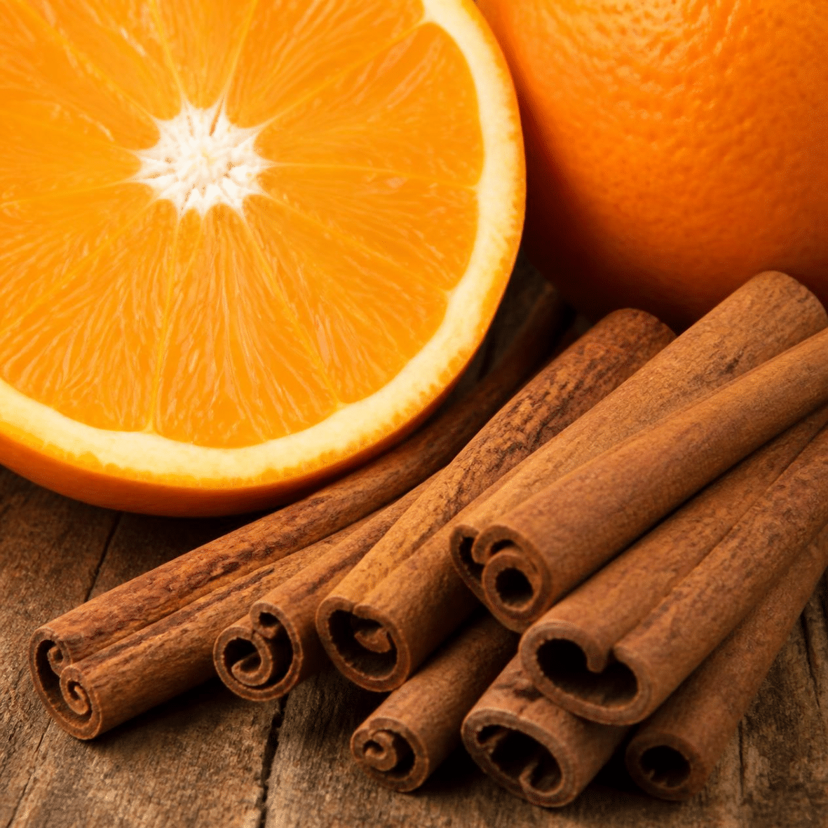 Orange et cannelle - notes de tête